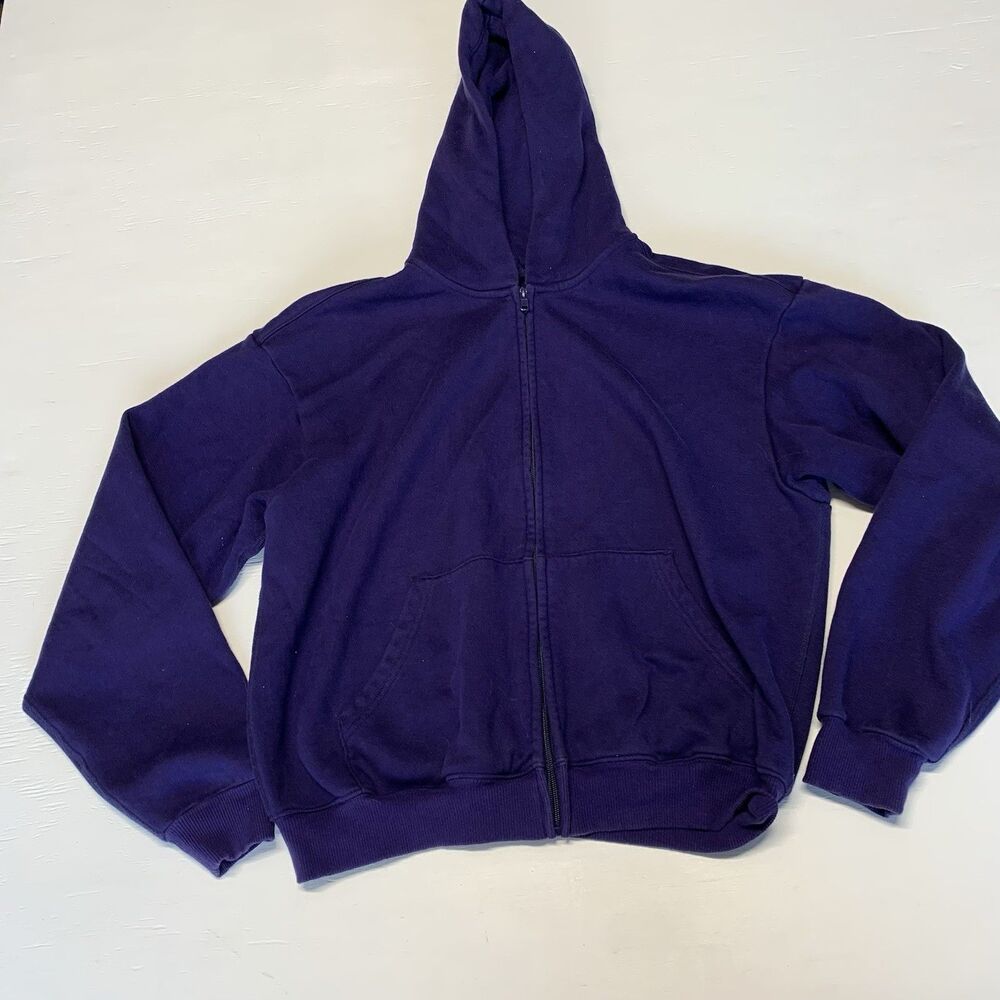 SKIMS PURPLE COTTON HOODIE Ultra Soft XL